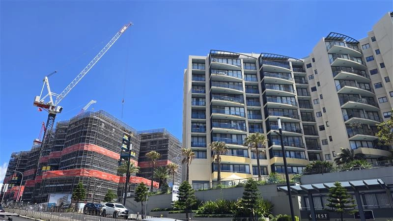 construction site with tall buildings. business loans