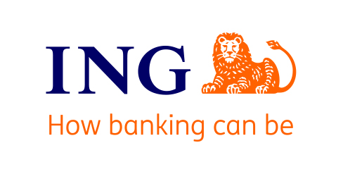 ING logo and tagline, showcasing a lion and the phrase "How banking can be".