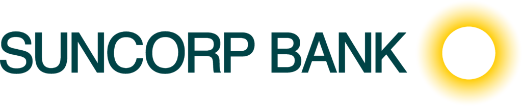 Suncorp Bank logo, representing a trusted lender partner for FirstPoint Mortgage Brokers in Australia.