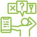 Confused business owners seeking equipment finance solutions, guided towards clarity and direction.